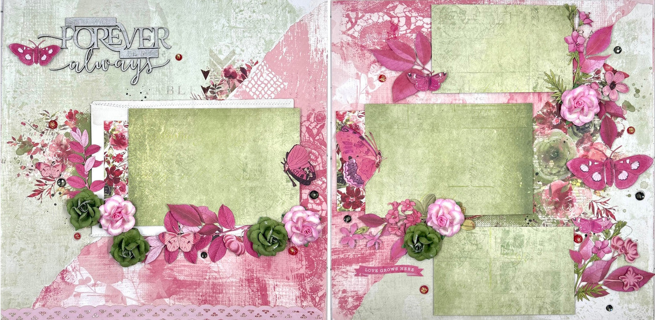 Forever My Always lay-out van 2 pagina's (virtuele klasse 70)